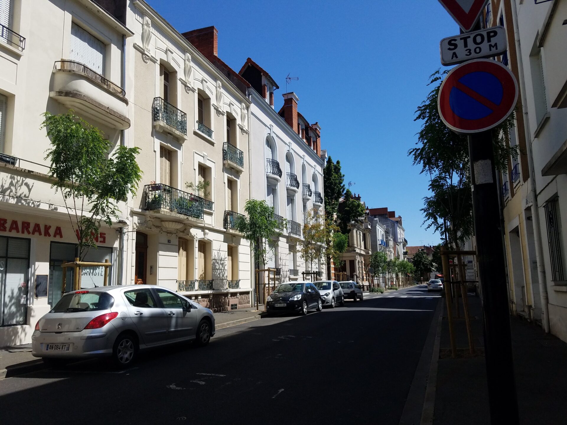 Vichy の通り