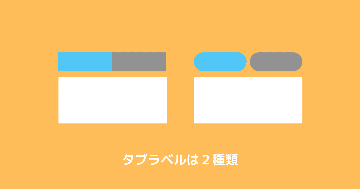 タブの形は２種類